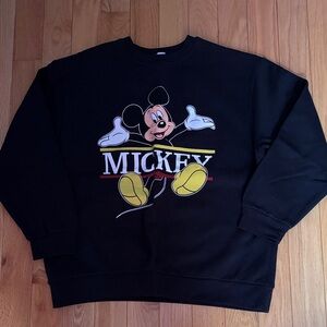 Mickey Mouse Black Sweater
